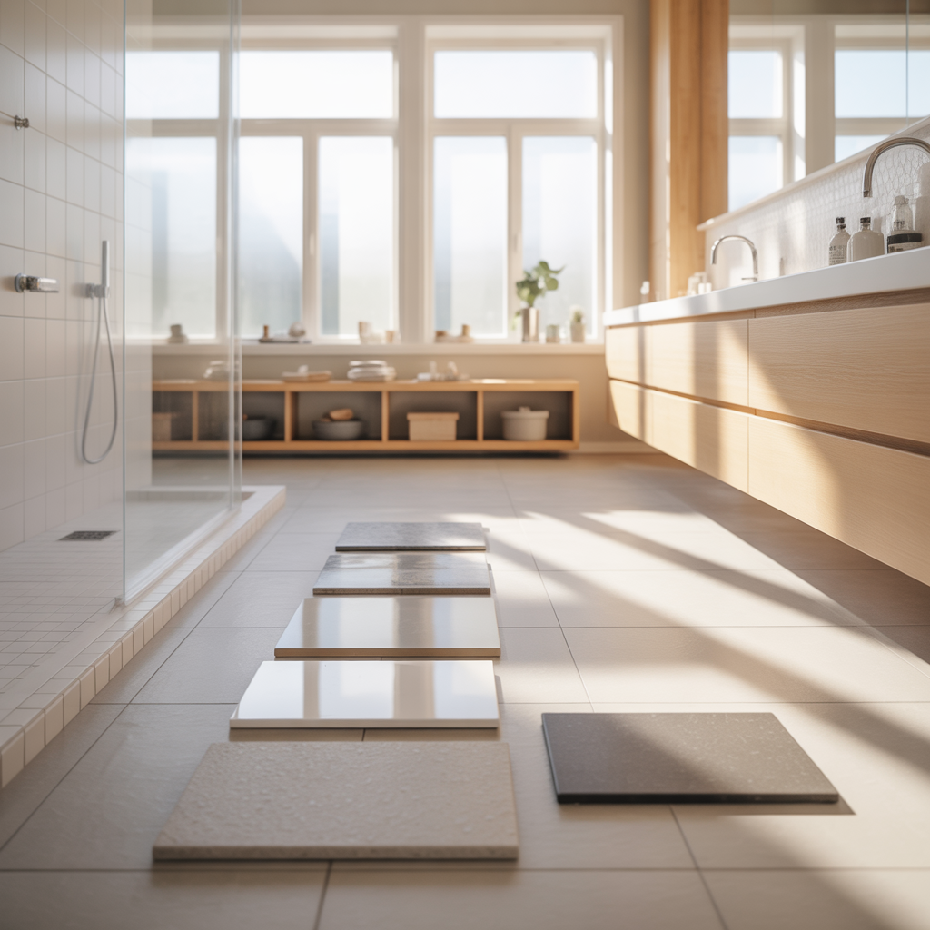 6.Guide till att valja ratt typ av golv for badrummet