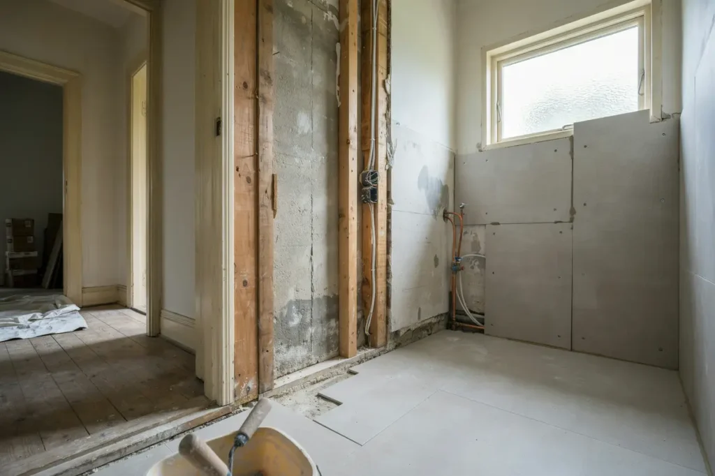 renovera badrum och flytta innerv gg i ldre hus